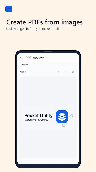 Pocket Utility PDF preview created from images